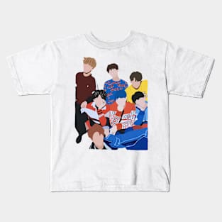 Die Cut Kpop BTS Together Kids T-Shirt